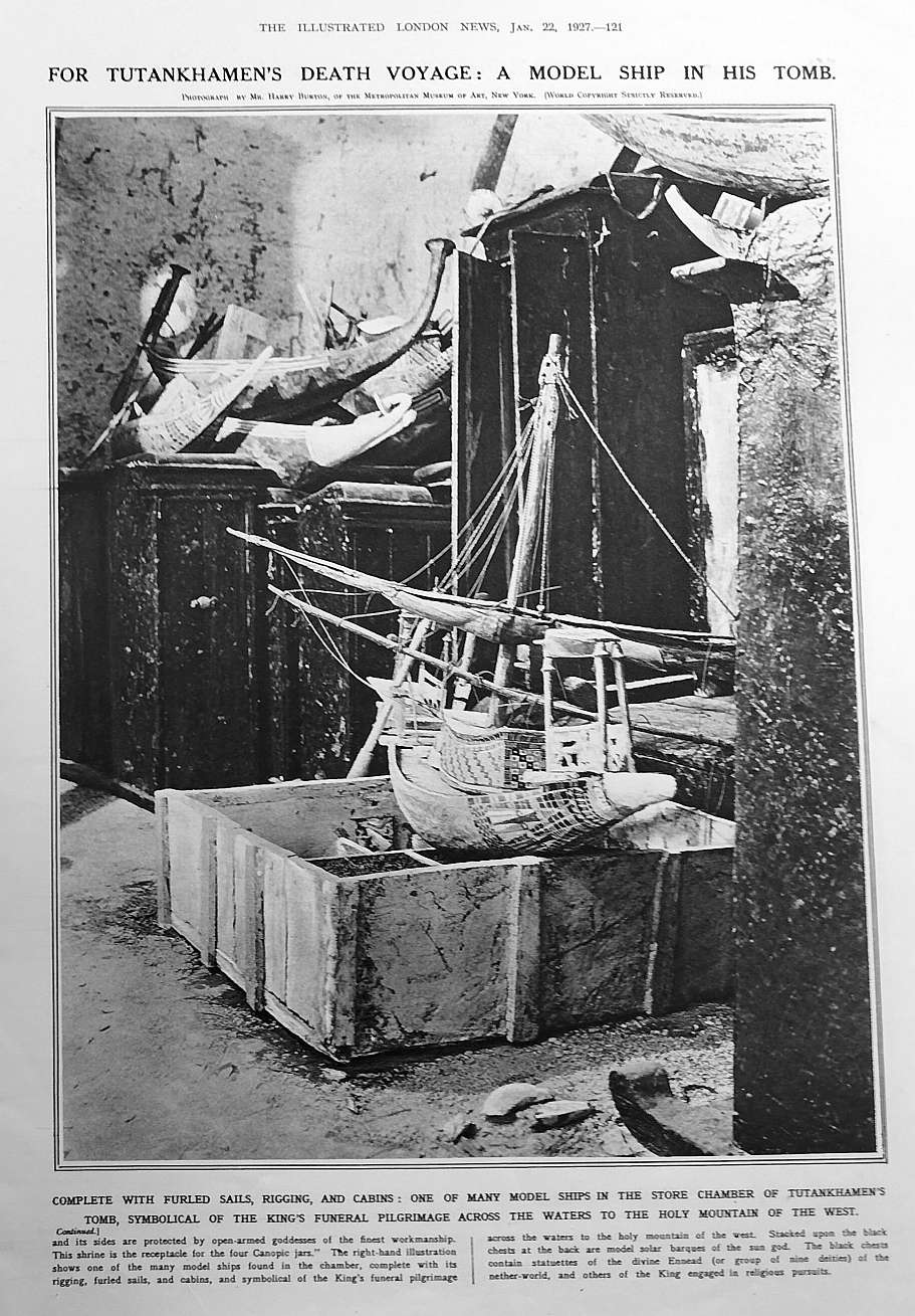 tut model ship